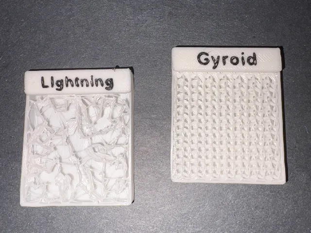 Print Settings Comparison Tool-Infill Swatch