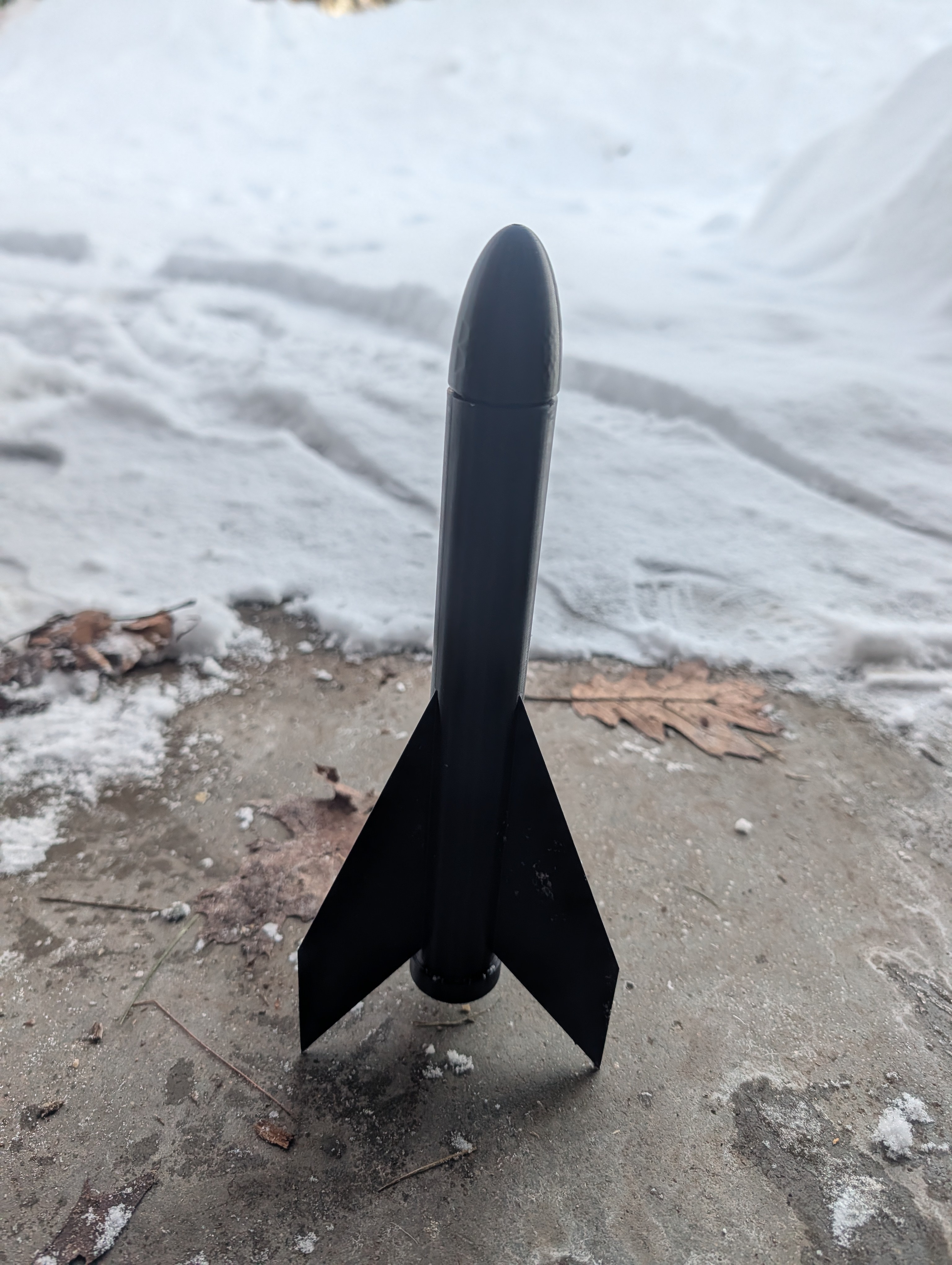 Model Rocket - Ready to print (no supports, parametric)