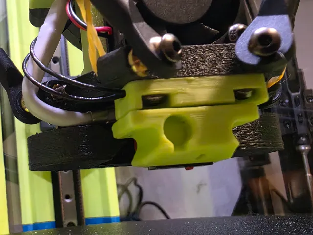 Klicky Probe mount for the Delta Flyer printer