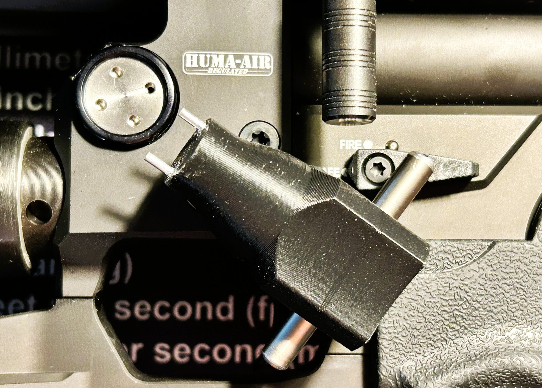 Adjusting key for Huma regulator on Airmaks Krait III