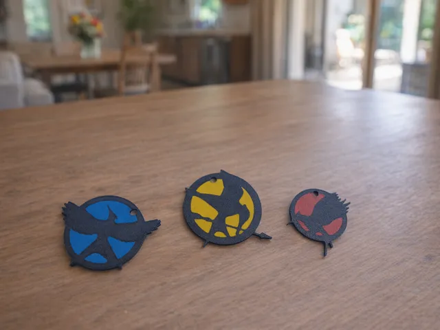 keychain mockingjay logo brooch Hunger Games.