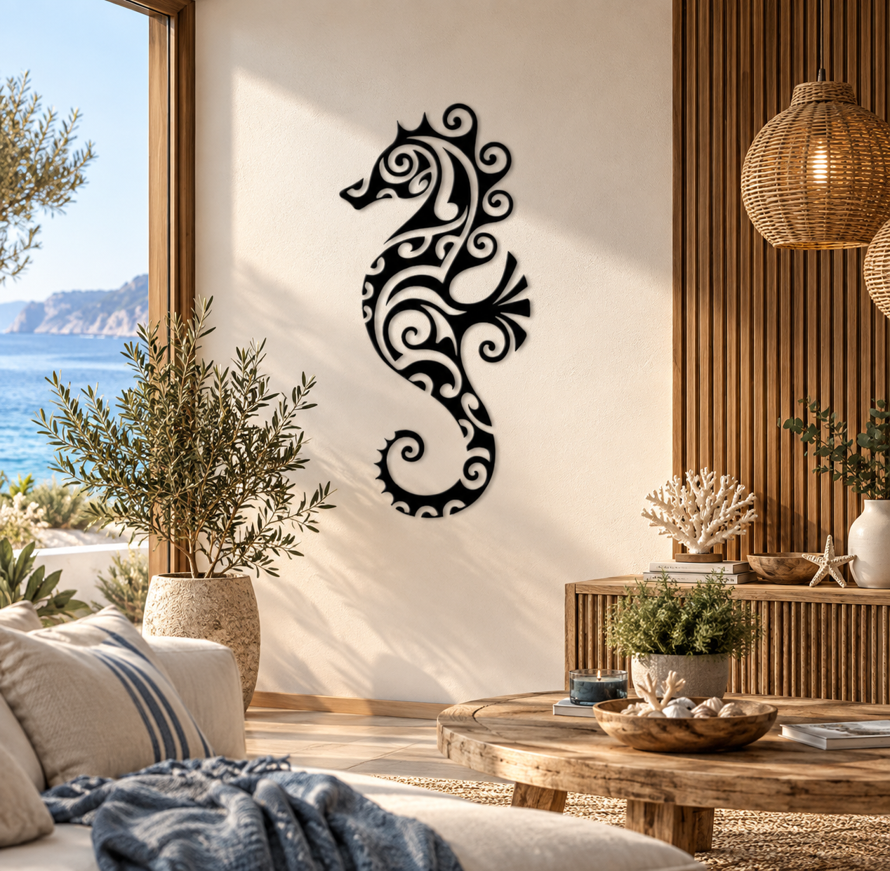 WallArt - Seahorse Seepferdchen 001