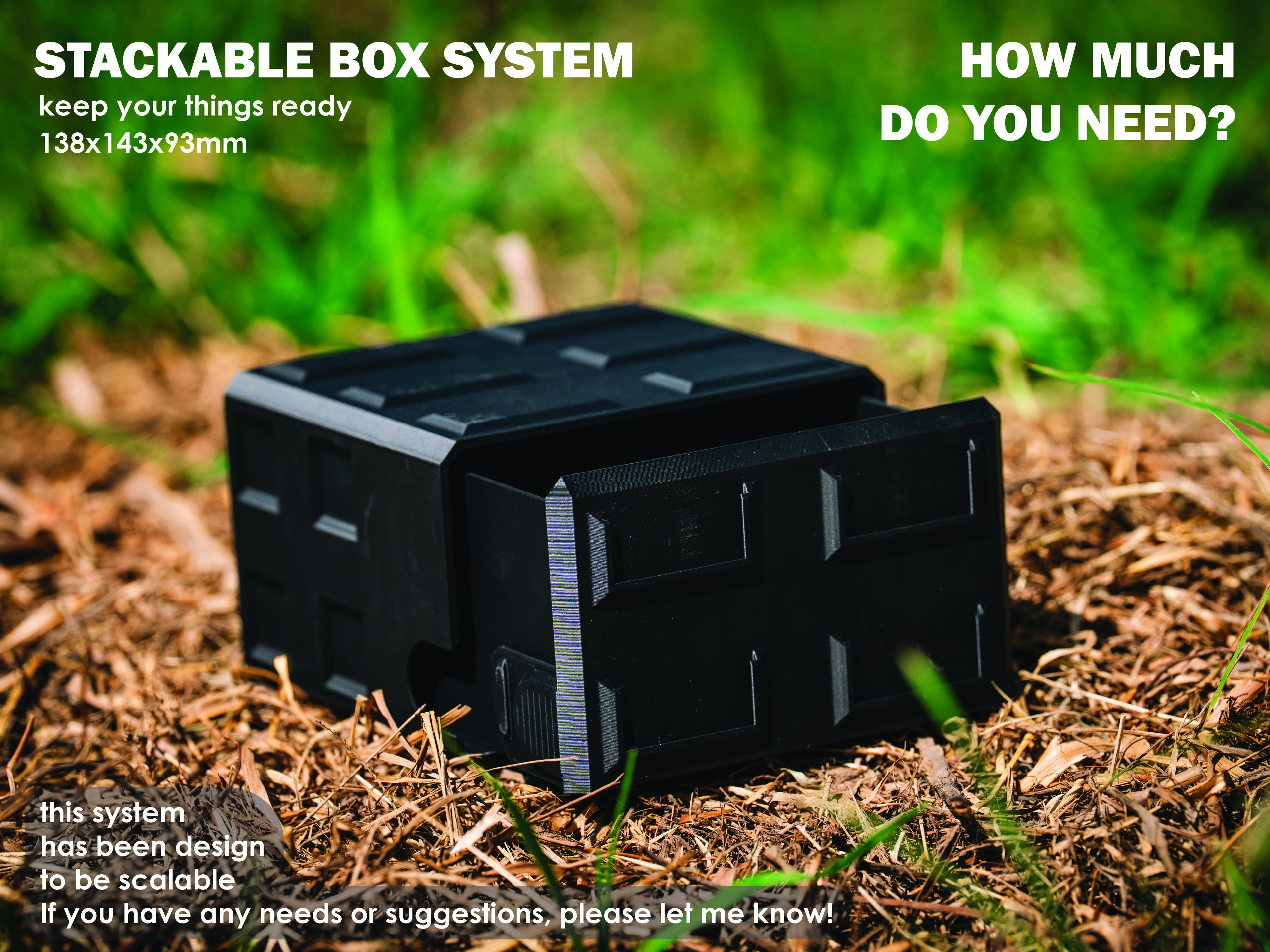 Stackable Box Basic Double Tall