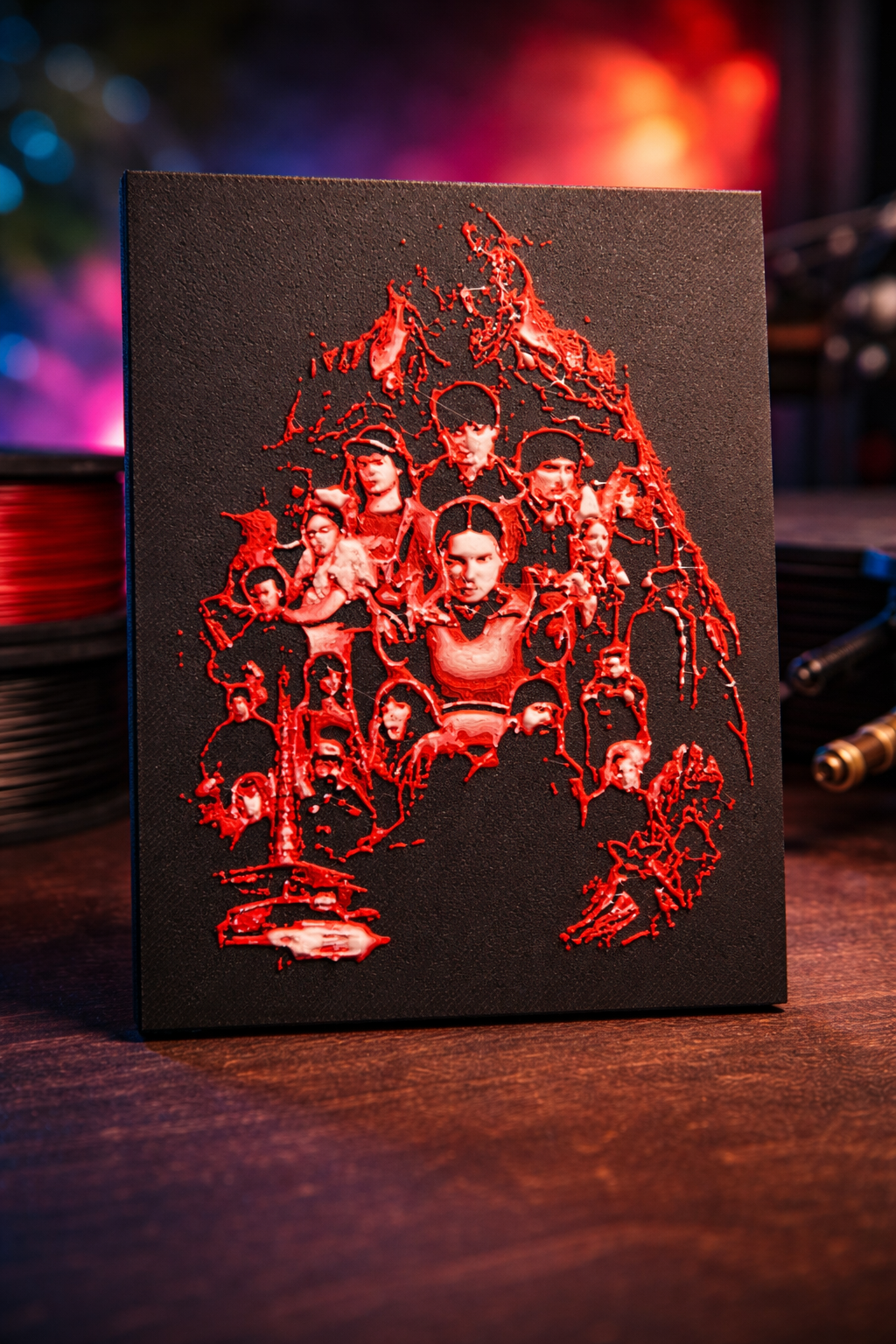 Stranger Things Wall Decor – Easy 3D Print, Layered PLA Fan Art