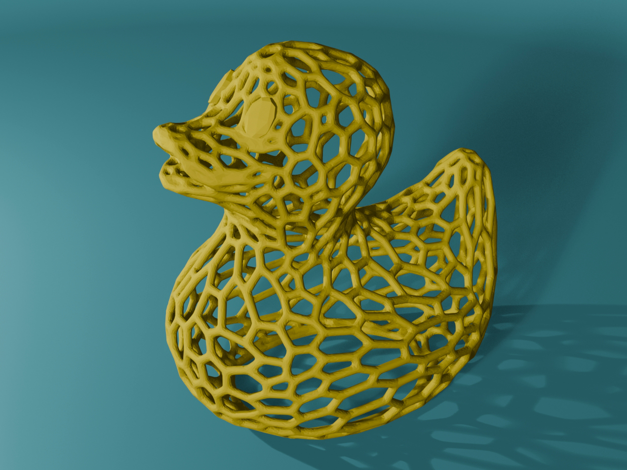 Rubber Duck Voronoi