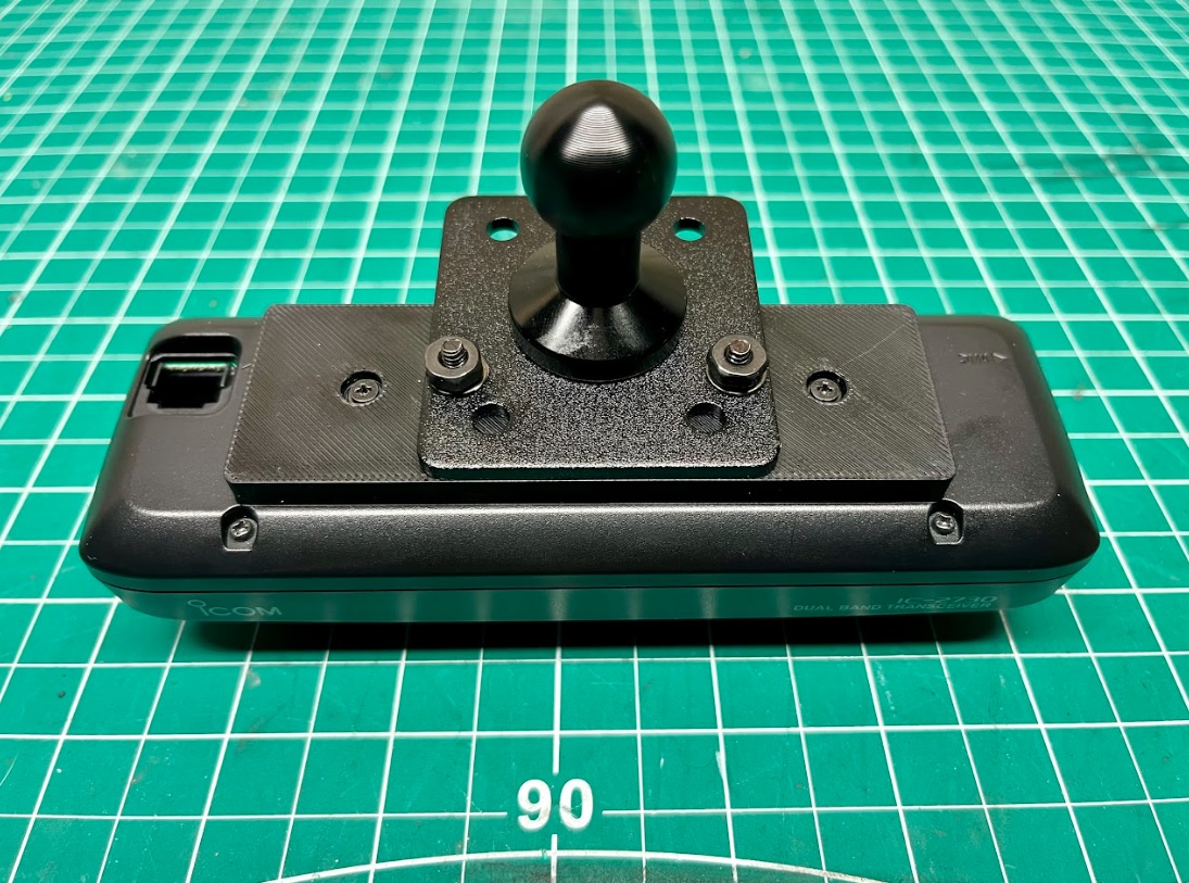 Icom 2730 lido backplate 3D model