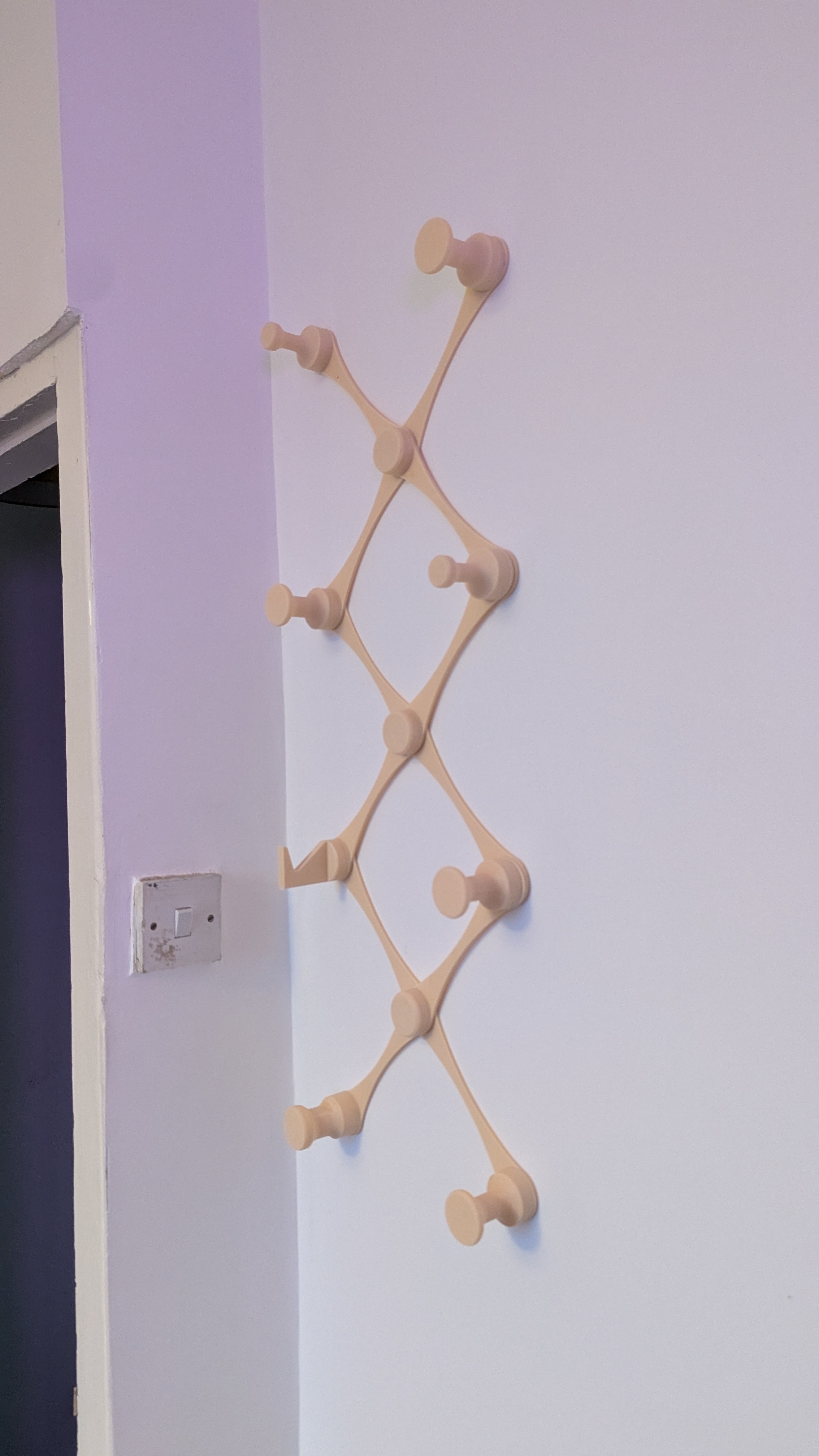 Miniatura 2 do modelo 3D Modular Accordion Wall Hook