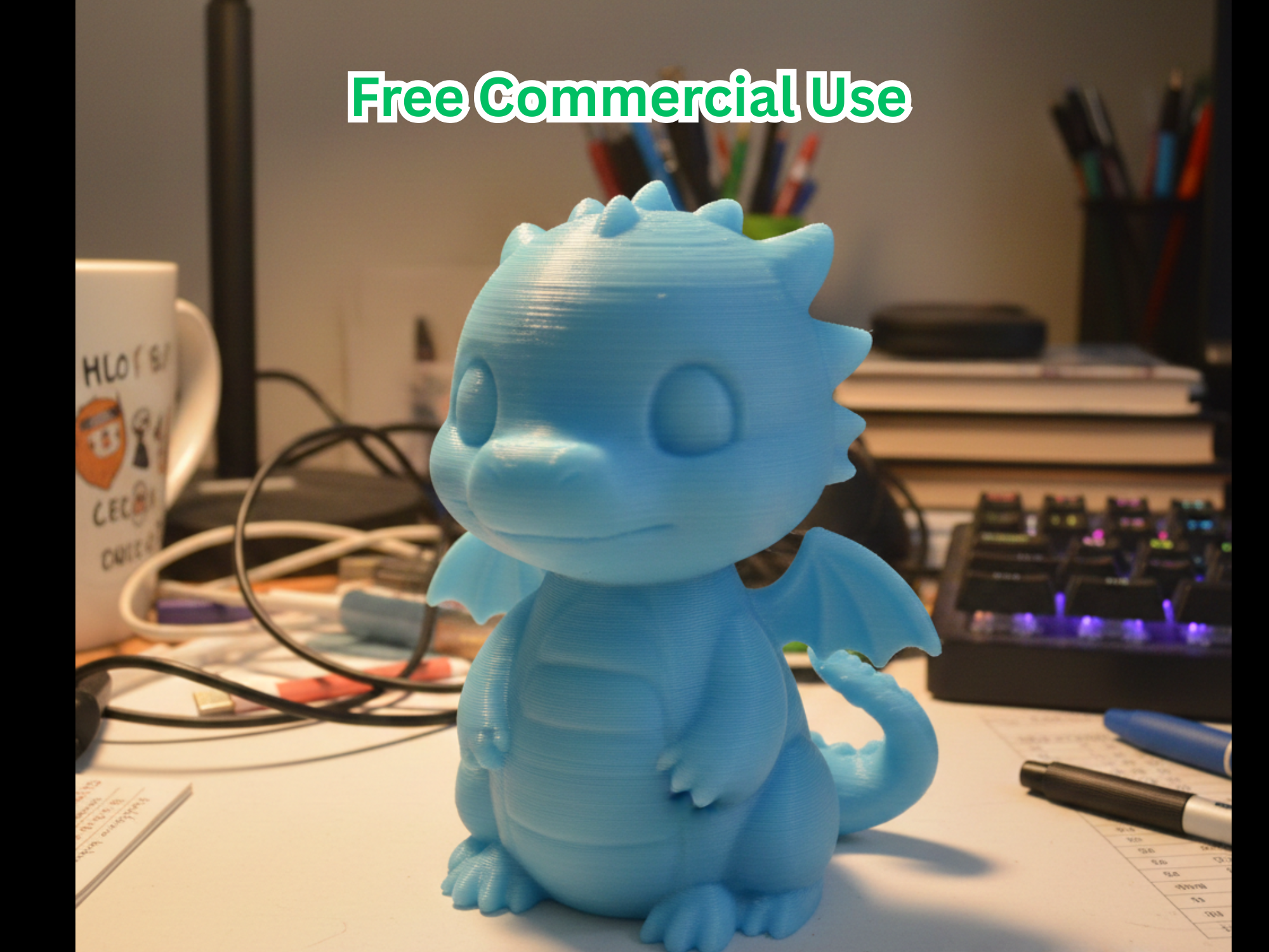 Cute Dragon Hatchling Figure