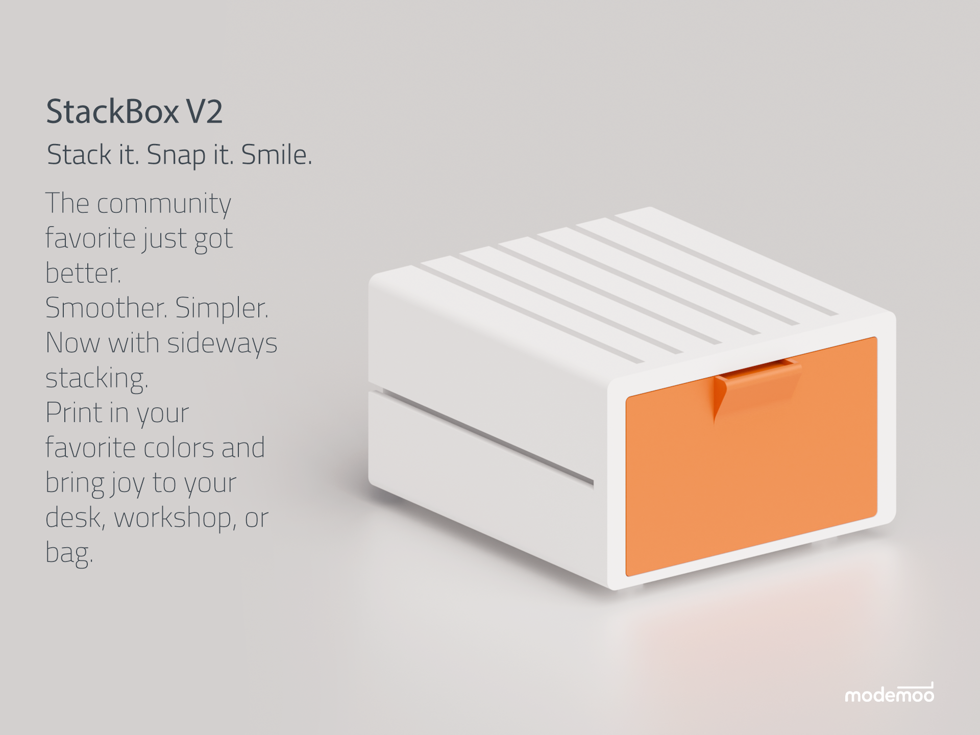 StackBox V2 — Tiny Drawers. Big Personality.
