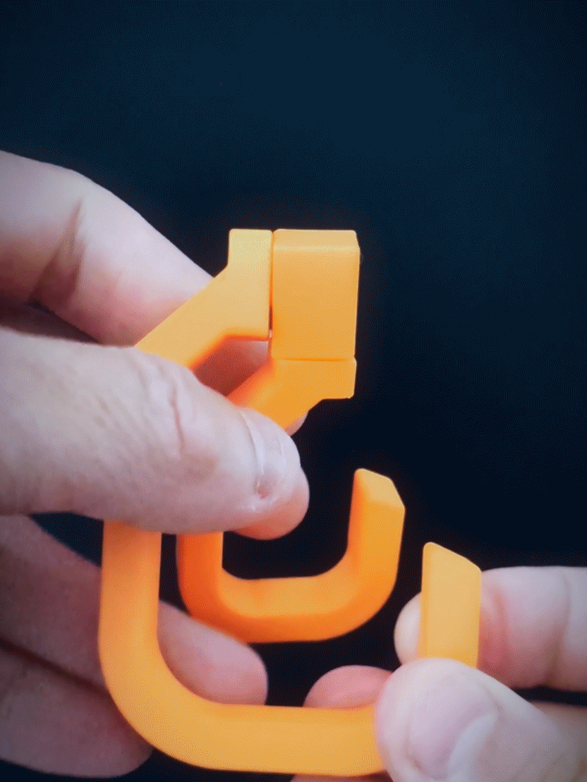 Miniatura 4 do modelo 3D Foldable hook