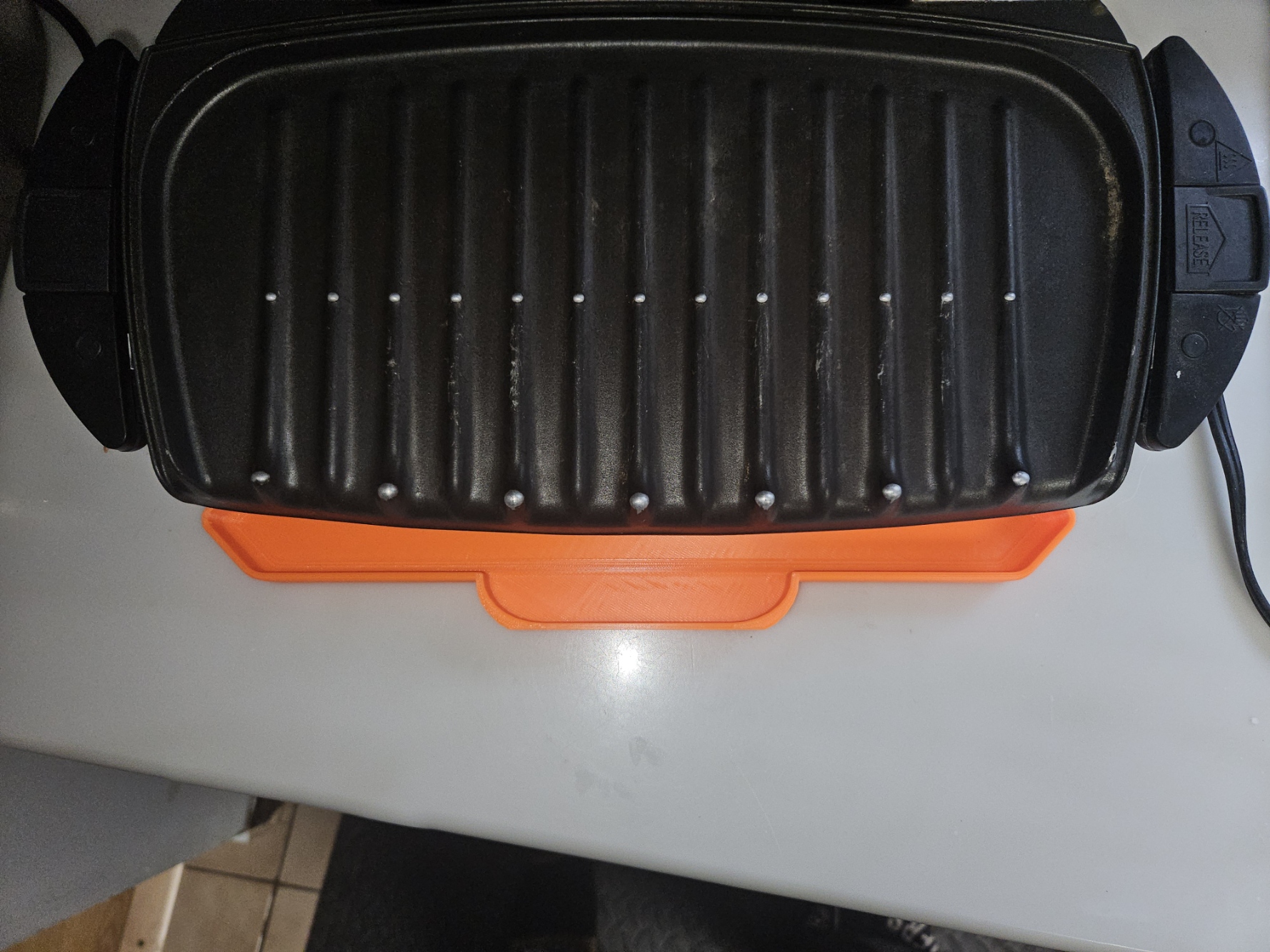 Replacement drip tray for the GRP4PBW George Foreman Lean Mean Fat Reducing Grilling