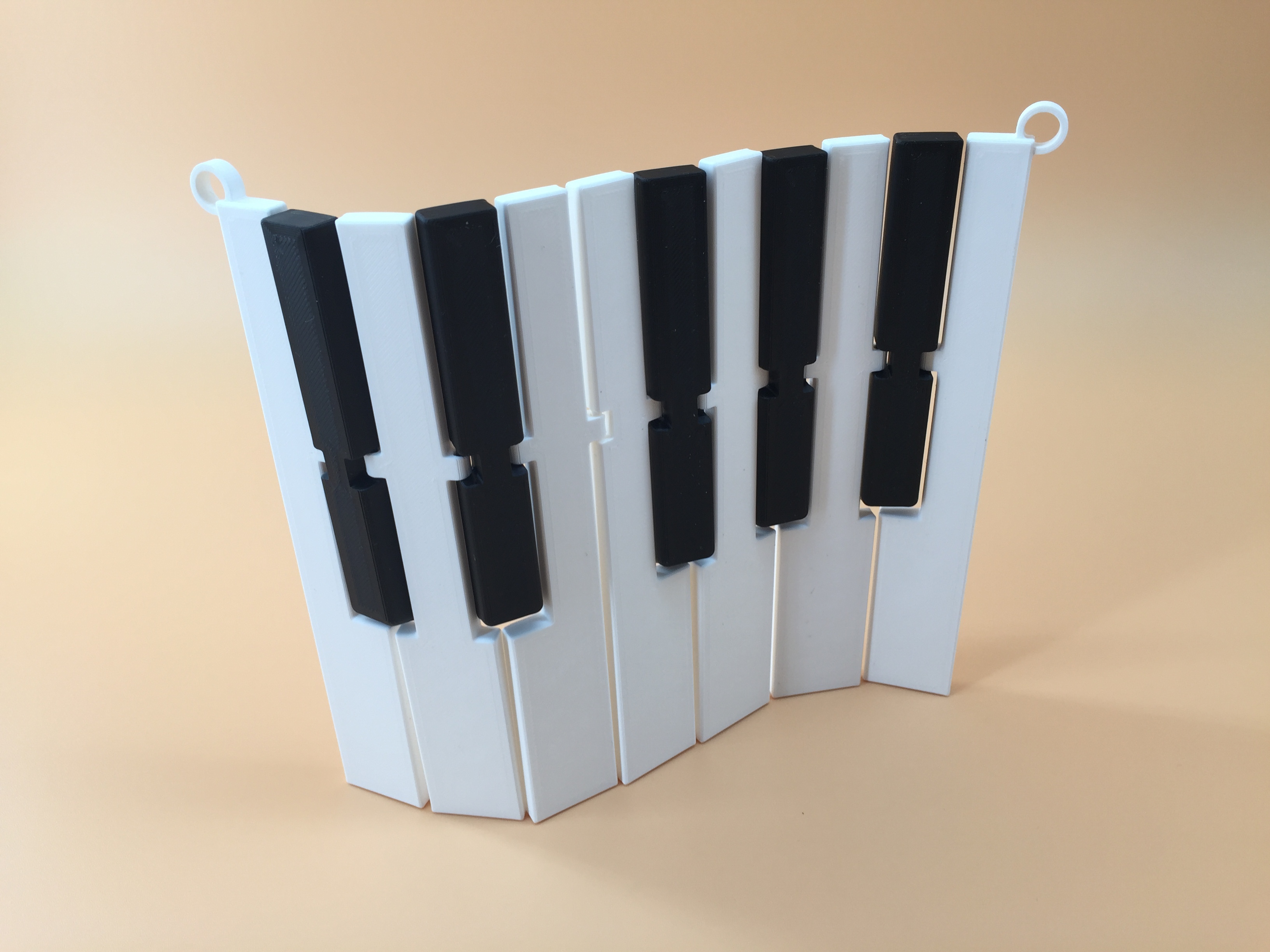Flexi Piano Keys 3D model
