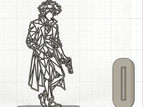 Geometric Low Poly Spike Spiegel