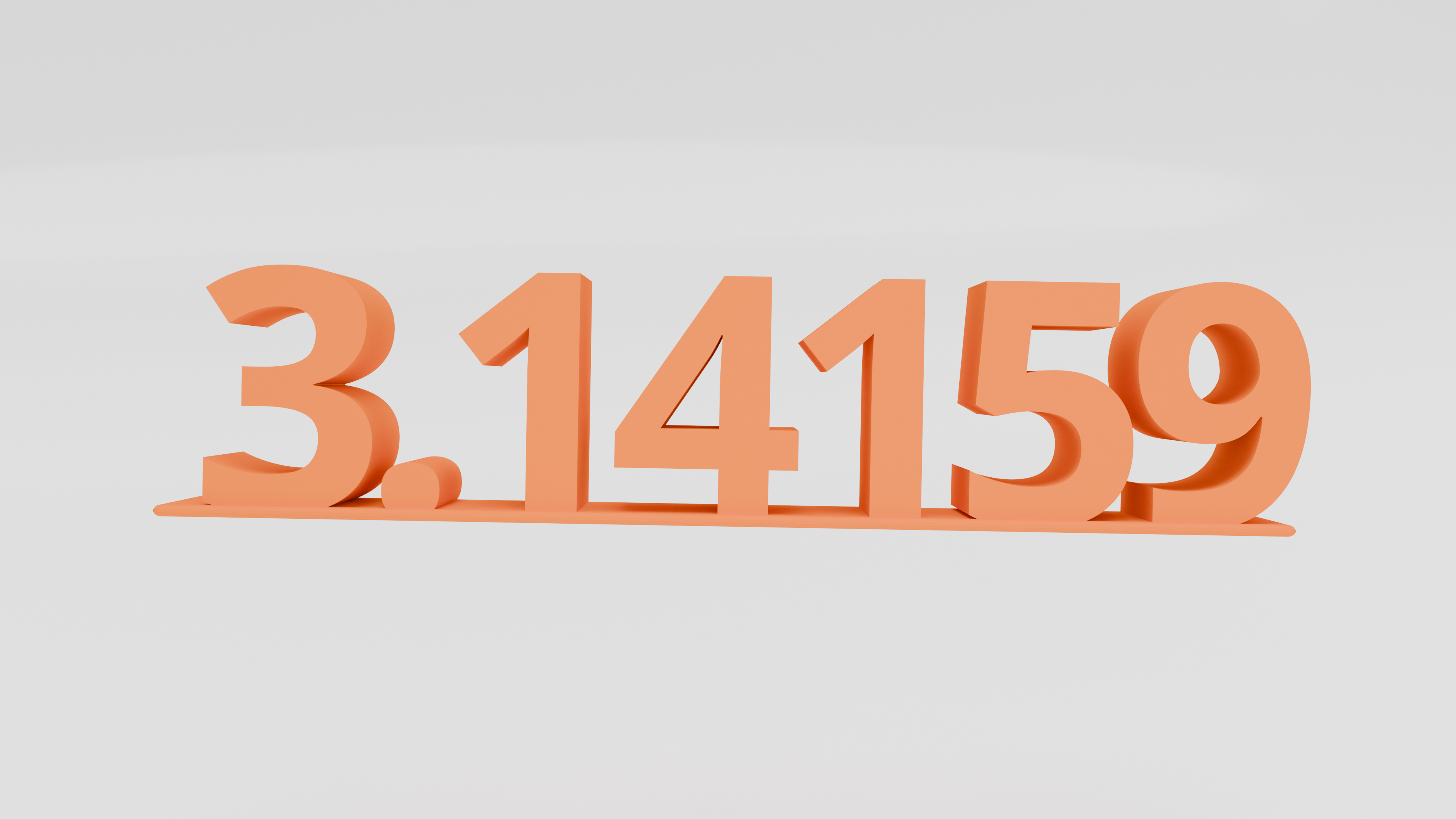 Pi 3D model by Dan