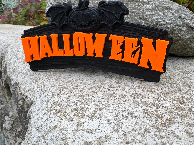 halloween inscription