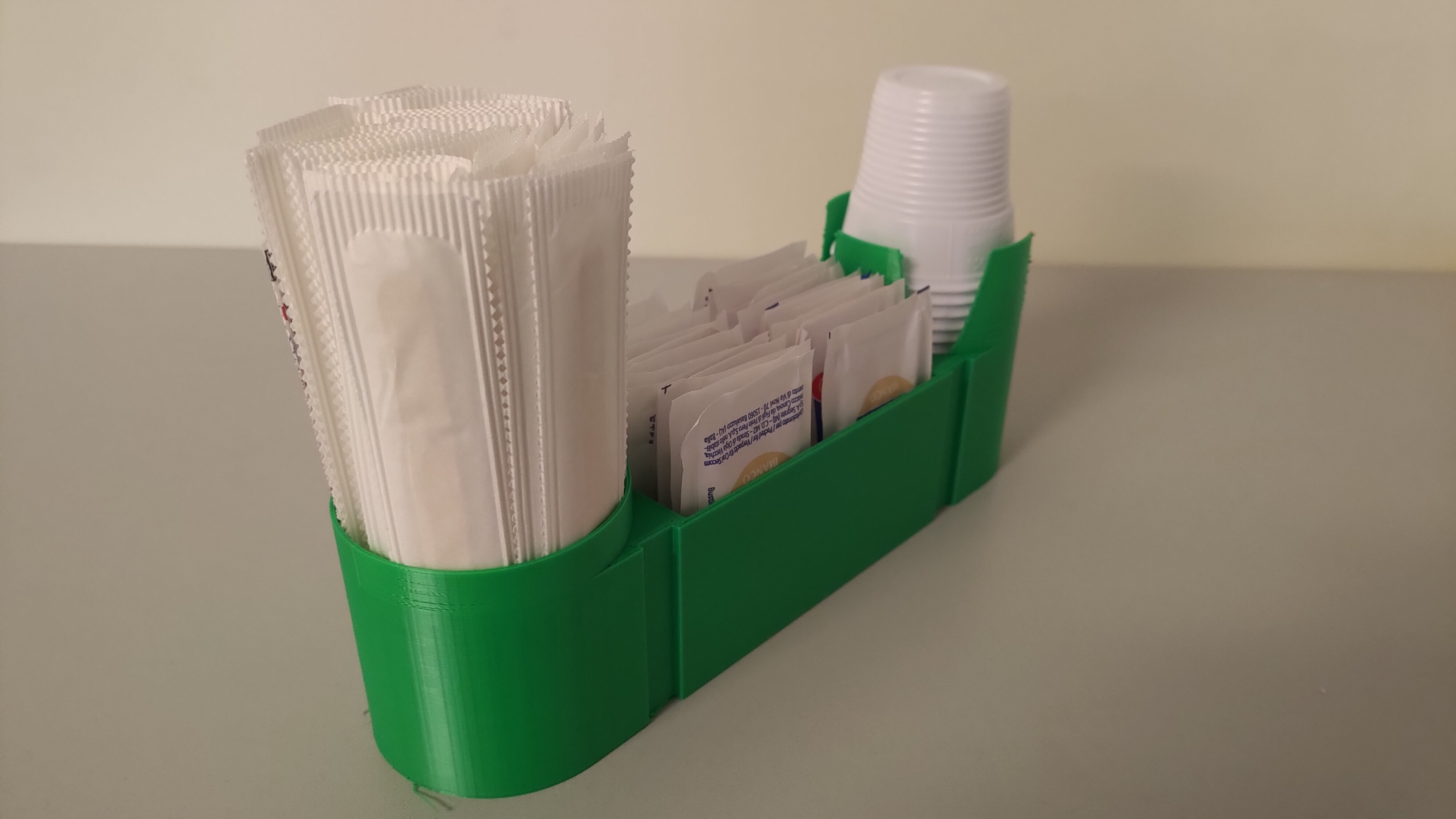Organizzatore angolo caffè - Bicchierini, Zucchero e Palettine