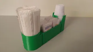 Organizzatore angolo caffè - Bicchierini, Zucchero e Palettine