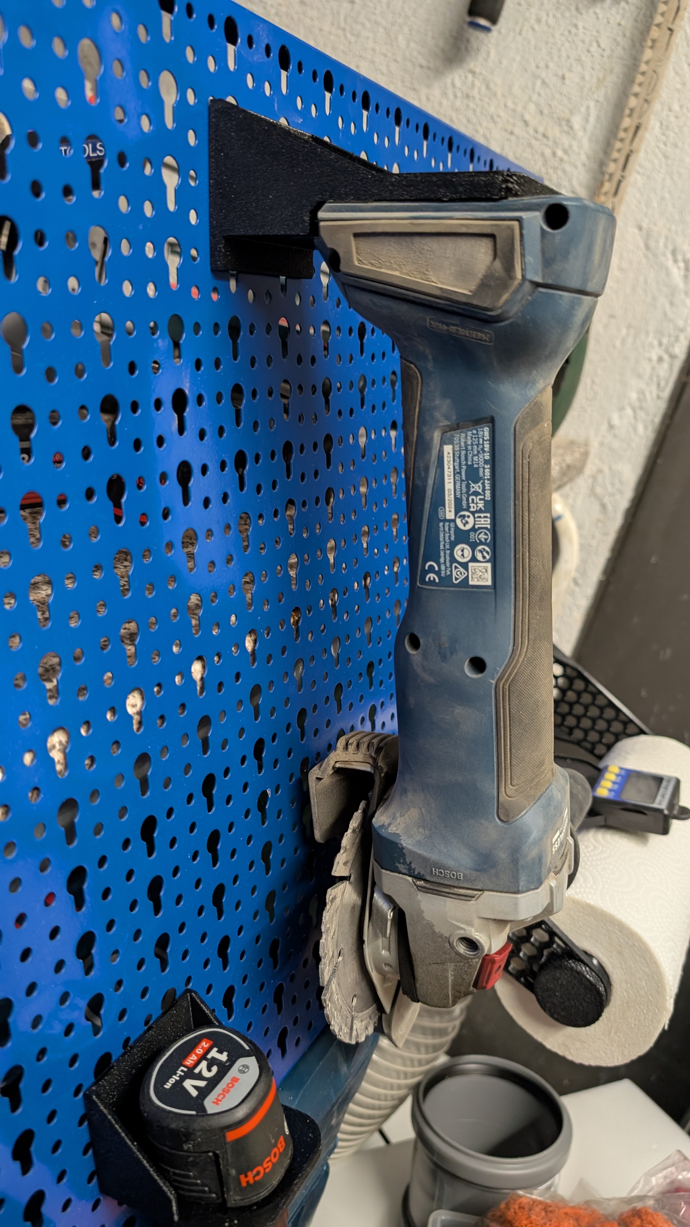 Küpper PEG-Board mount for Bosch 18V Grinder