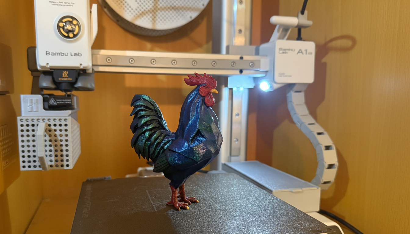 Low Poly Rooster
