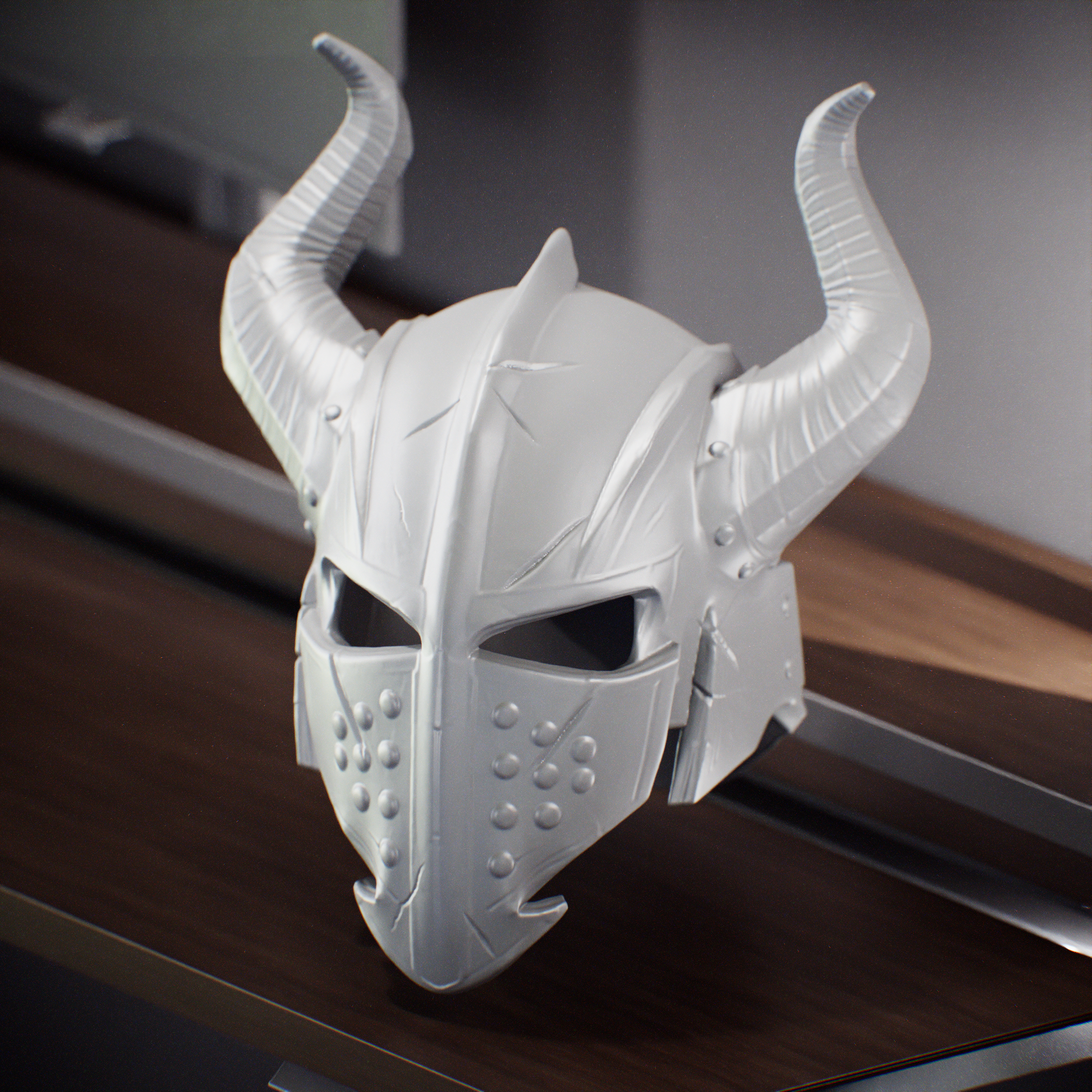 Chivalry Chaos Helmet Fan Art - Casco medieval basado de video juego Chivalry 2