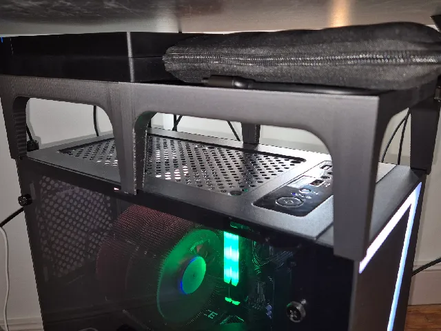 PC Case Top Storage Shelf Riser
