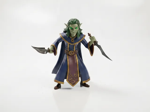 Wicked Witch Fantasy Figurine 3D Printable