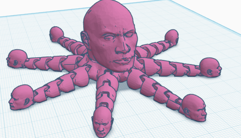 The Mega Rocktopus 3D model thumbnail