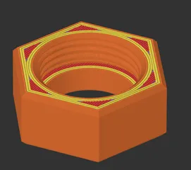 Ball joint nut OpenSCAD