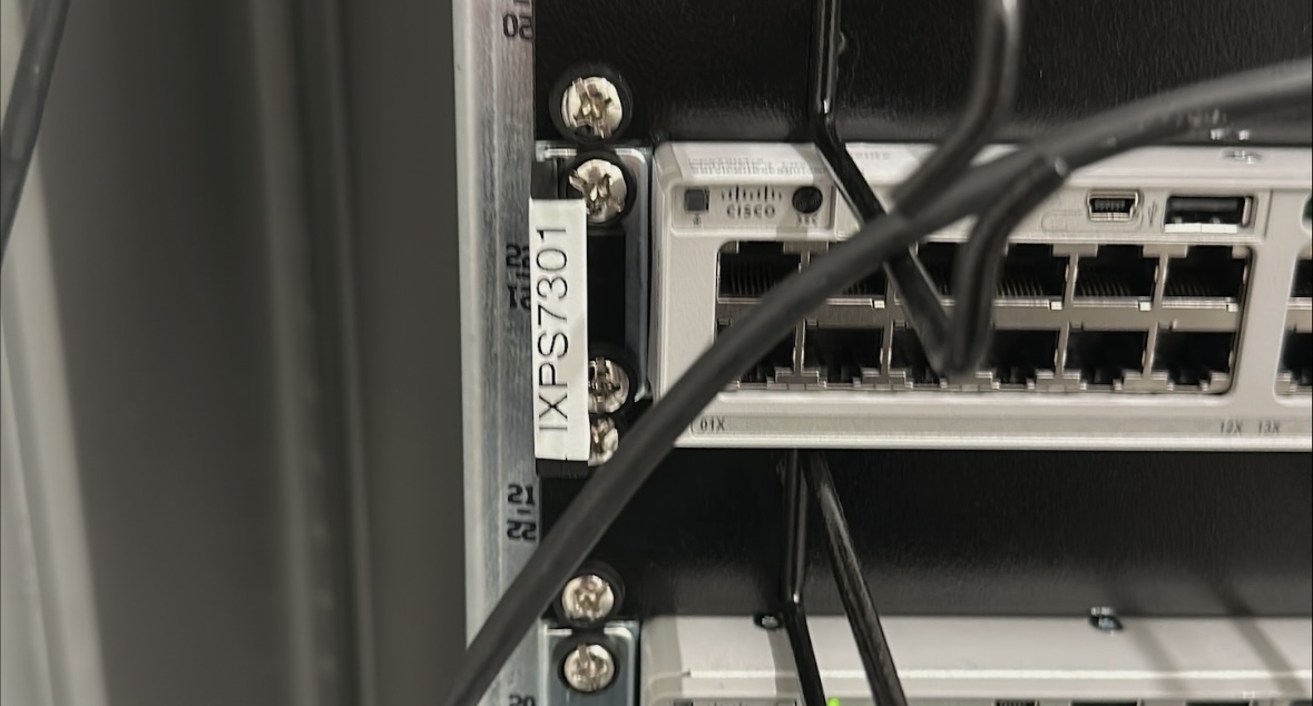 Serverrack Label