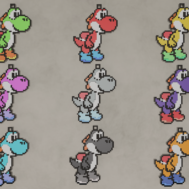 yoshi_8._aki_3.8ページ YOSHI GAMEBOY ADVANCE CARTRIDGE HOLDER by 4kicks | Download