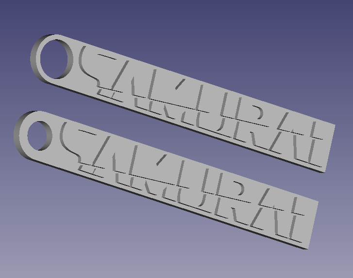 Cyberpunk 2077_SAMURAI keychains