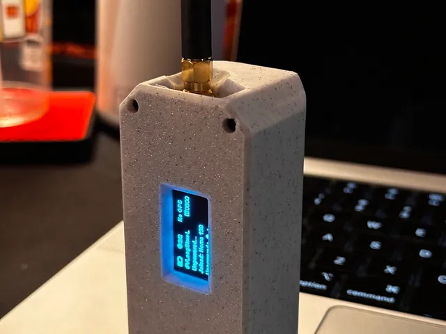 Heltec V3 Meshtastic Case (1x 18650) with rocker buttons