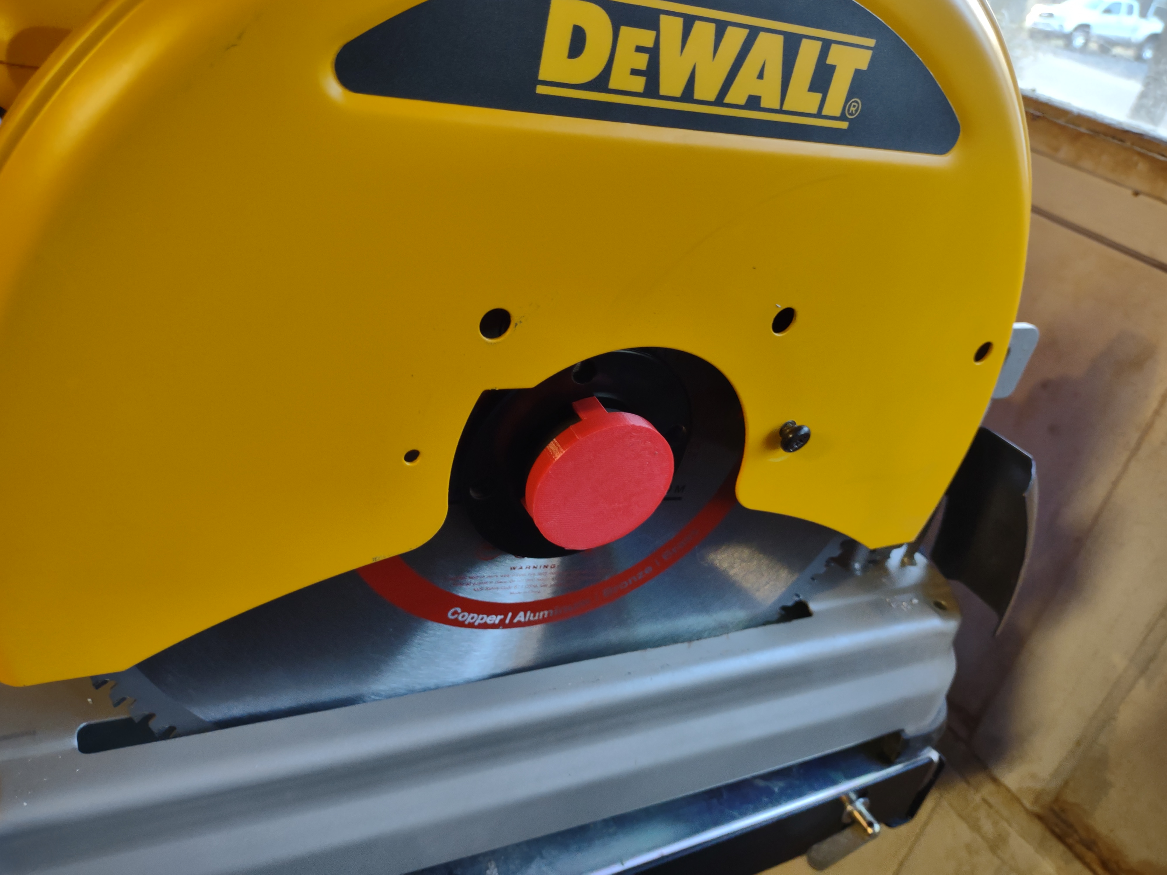 Replacement handle for dewalt quick change blade clamp for 14" chop saw by wyojustin Download