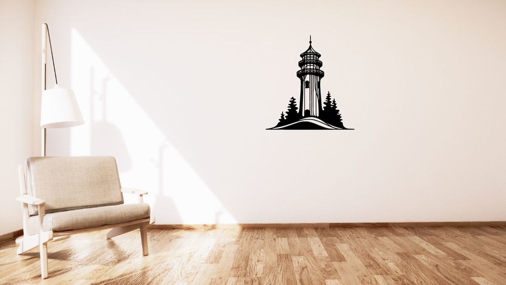 Lookout tower / Rozhledna wall decoration