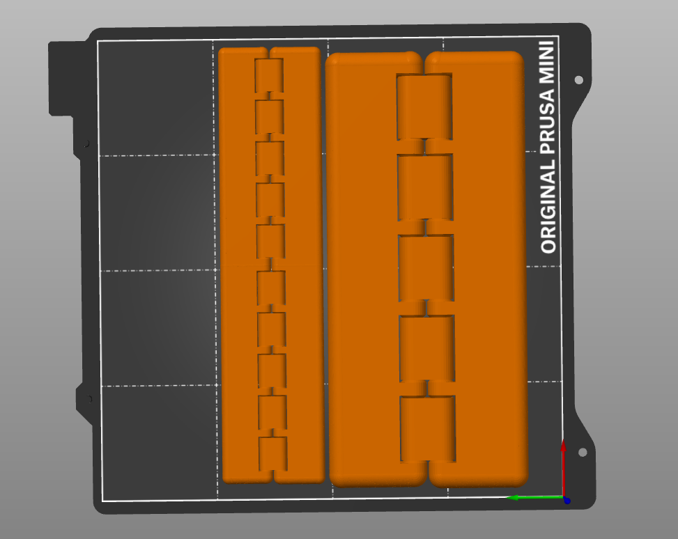 Reversable long hinge by Cipis Download free STL model