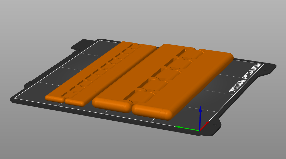 Miniatura 3 do modelo 3D Reversable long hinge