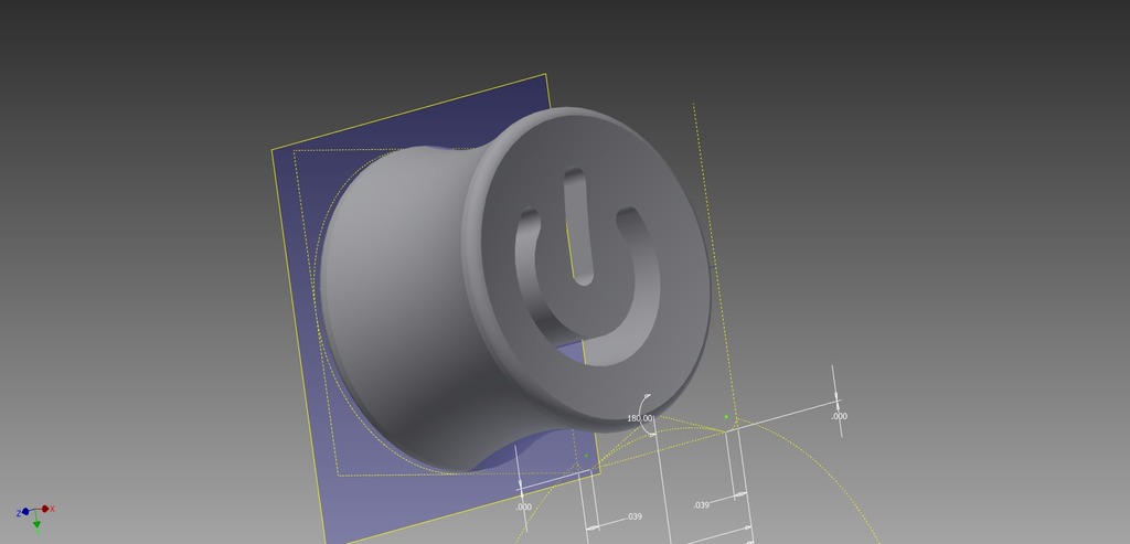Power Button Ear Gauges. Or Ear Spacers