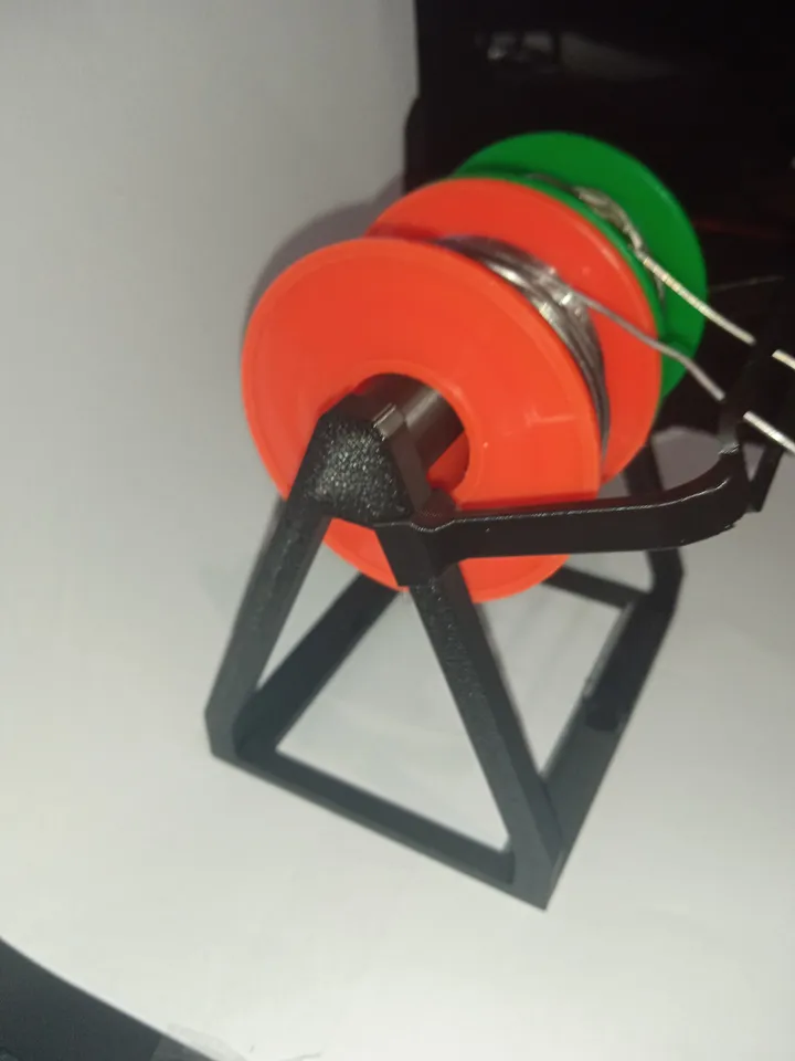 Solder spool holder by Blinkinlabs