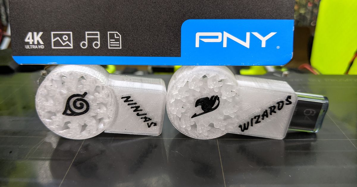 Parametric PNY EliteX Flash Drive Gear Bearing Cover by Riskable