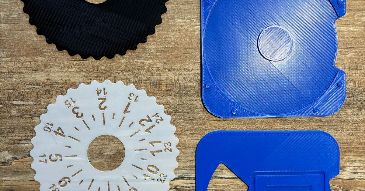 Free STL file Parking Disc/Clock 🅿️・3D printable model to