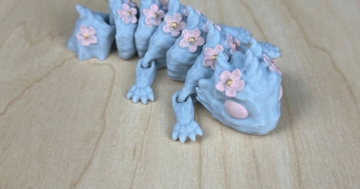 Baby Blossom Dragon Mini by Built_Over_Bot | Printables Store