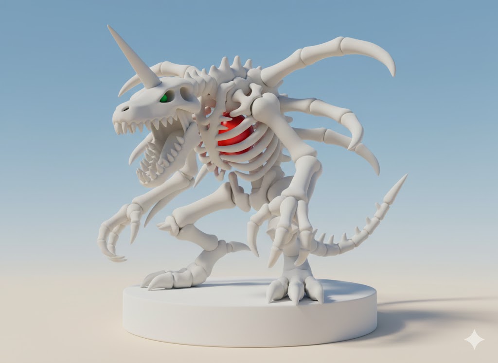 SkullGreymon Digimon Creature Model