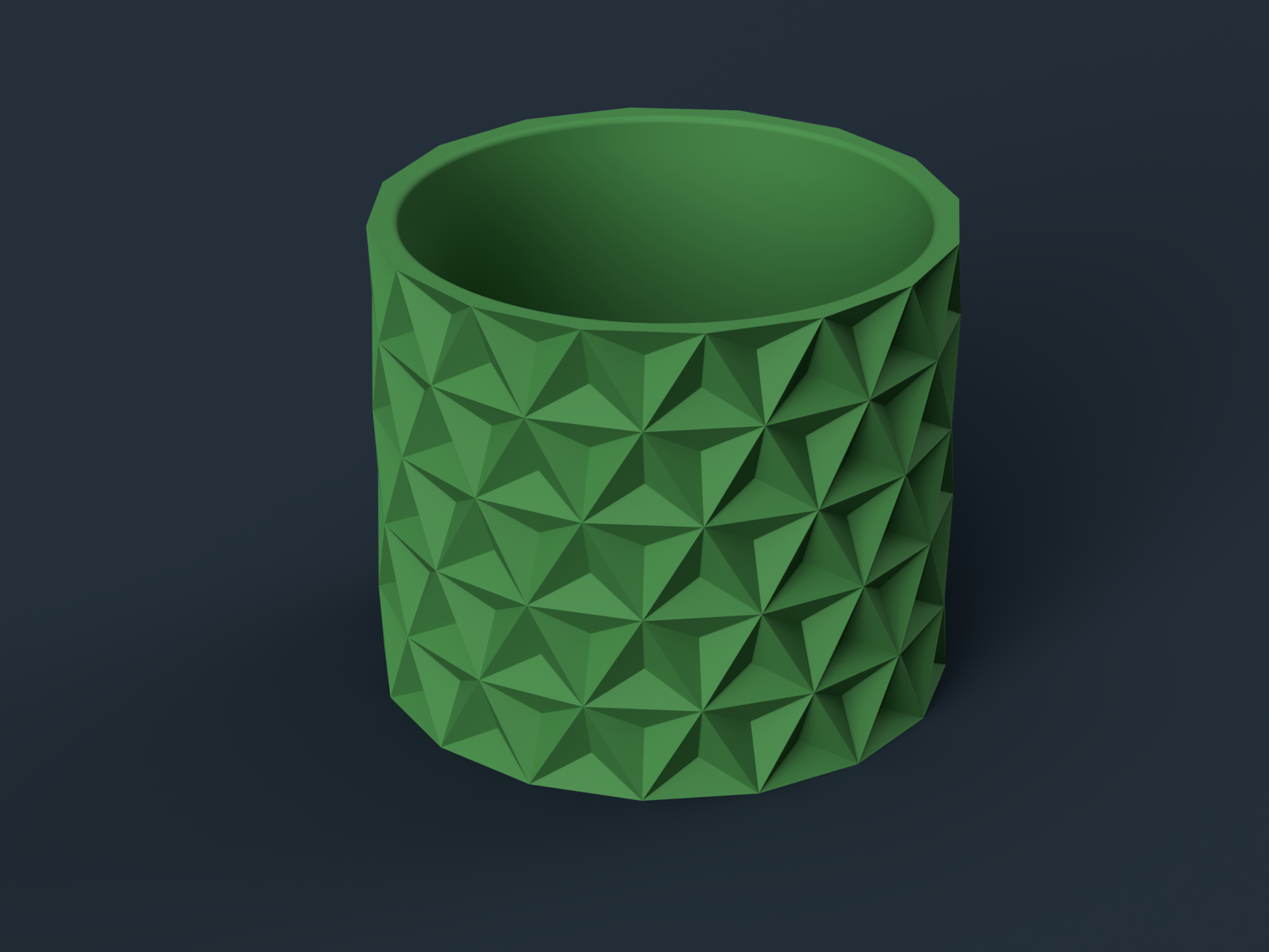 Geometric plant pot v2 by HSWBuilds | Download free STL model ...