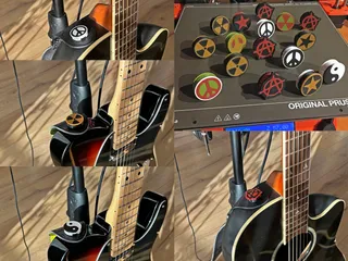Guitar Strap Lock Pin Button with Icons/Symbols (MMU)