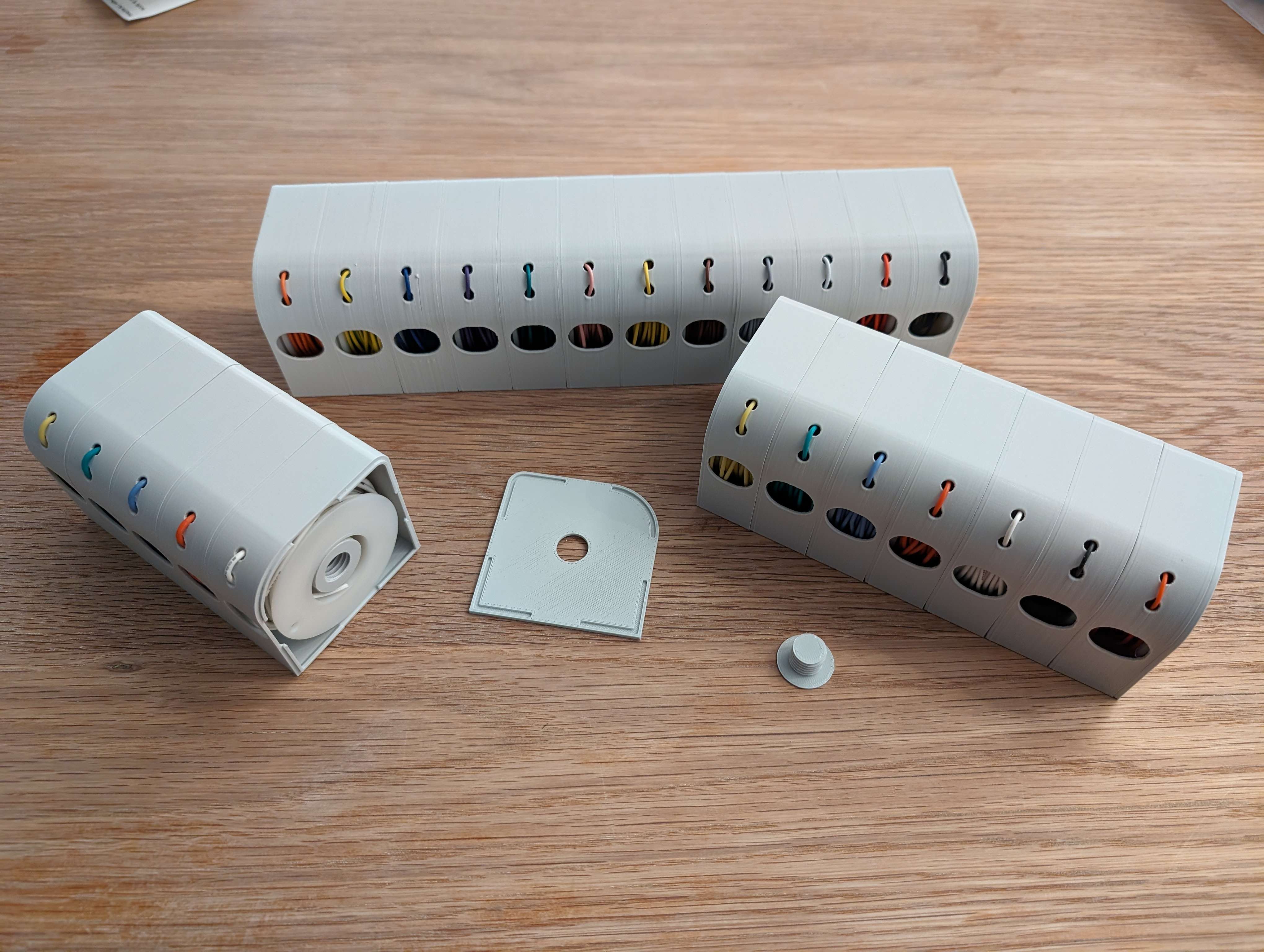 Modular wire spool stack