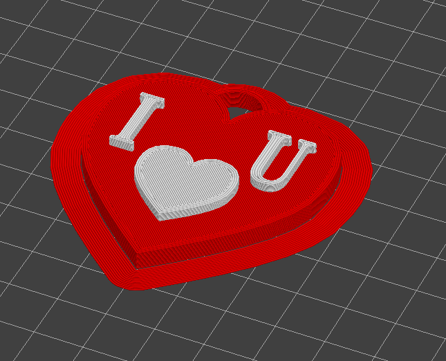 Keychain Heart by Optimus | Download free STL model | Printables.com