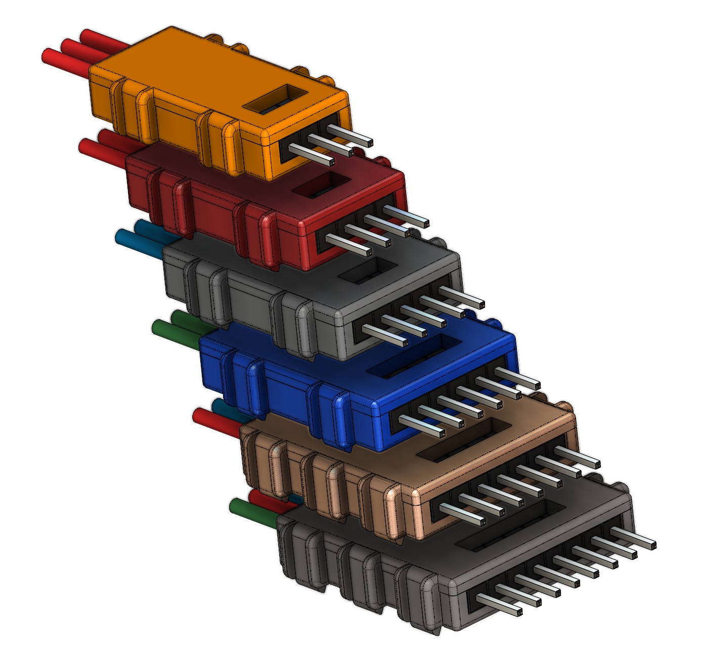 CONNECTORS Edition 3-8 Pin Dupont / Jumper-Cable 12mm