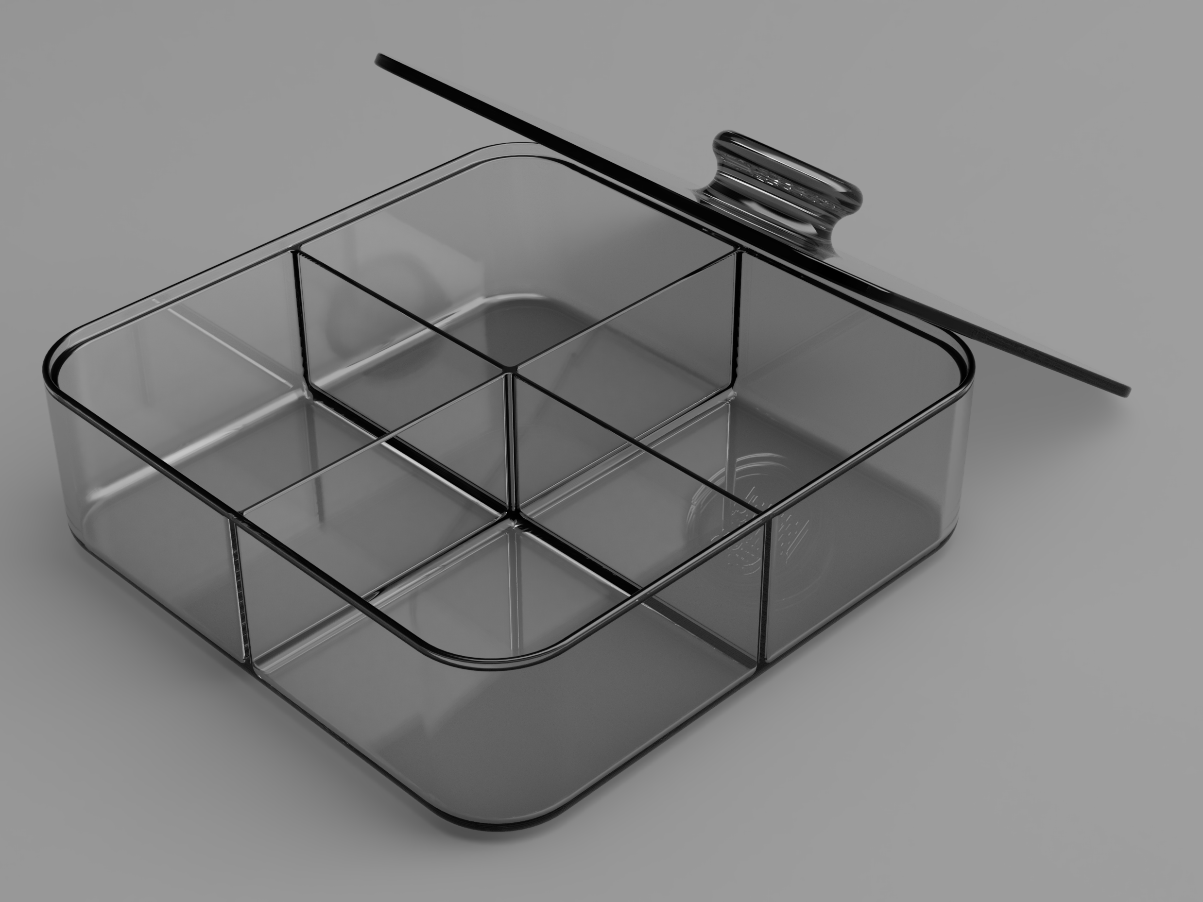 Box for sweets and nuts with lid