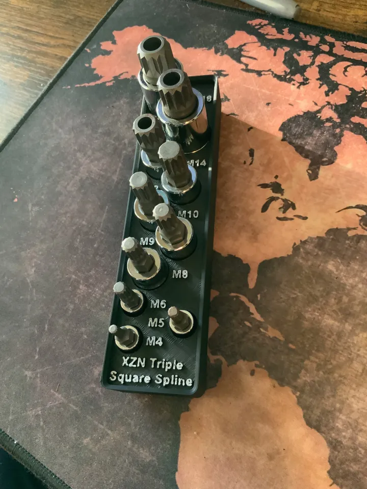 NEIKO 10056A XZN Triple Square Spline Bit Socket Set