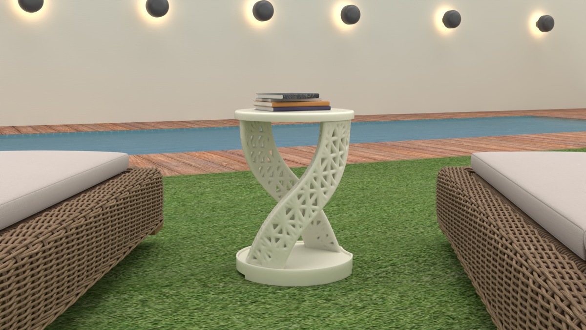 Voronoi outdoor coffee table